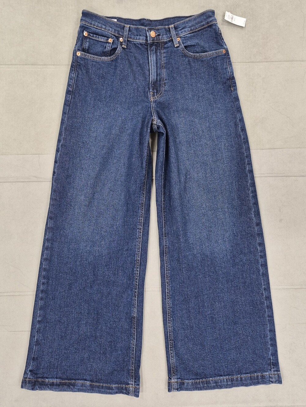 Gap Denim High Rise Stride jeans women's 28/6 Short wide leg